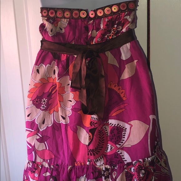 DESIGNED BY BEBE REAL SILK DRESS!!!!!!! NWT - Picture 6 of 8